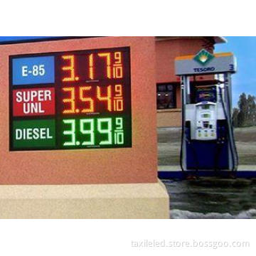 16 inch Multi Color Custom Electronic LED Gas Price Signs